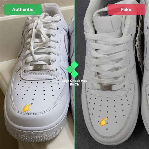 how to tell if your nike air forces are fake|nike air force 1 check.